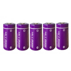 5 x ER26500 Lithium-Batterie 3,6 V 9000mAh c lisoci2 9000mAh 9ah 26500 ls26500 r14 lsa8500 sl770 lsh14 ls 26500