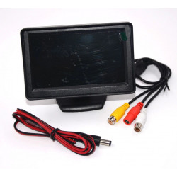 Monitor color 4'' 8cm audio tft lcd (12vcc)
