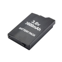 Bateria lithium 3.6v 3600ma slim plate reemplazo videoconsola psp 2000 3000 psp2000 psp3000