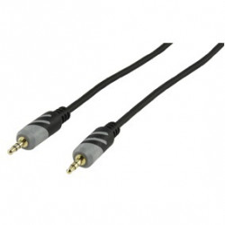 Analog audio connection cable hqca a010/10 3.5 stereo jack cable male male 10m
