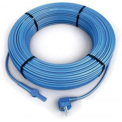 Cable chauffant thermostat antigel aquacable-10m anti gel canalisation tuyau eau cordon electrique