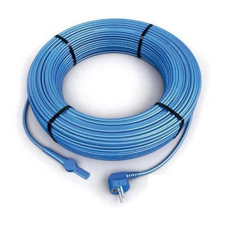 60m antifreeze electric heating cable cord aquacable-60 pipe frost protection with water hose thermostat