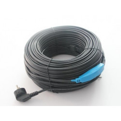 Anticongelante cable eléctrico cable 60m tubo de calefacción con termostato manguera de agua