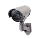 Dummy kamera mit led metallgehause halterung uberwachungskamera sicherheitstechnik videokamera kamera attrappen uberwachung. vid