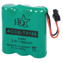 Acumulador hq para telefonos sin hilo nimh 3.6 volts 1000 mah bosch daewoo panasonic philips samsung