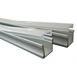 Aluminium led profile for led strips 2m