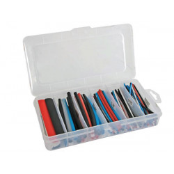 Heat shrinkable tube kit multicolour 10cm 170 pcs in storage box
