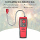 Portable Combustible Gas Detector AS8800L Locating Leak Tester Audible Light Alarm
