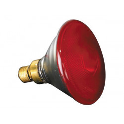 Halogen lamp sylvania 80w 240v, par38, e27,fl 30°, red