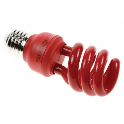 T3 mini spiral energy saving lamp 13w 240v e27 red