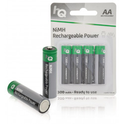 Batterie ricaricabili hq nimh 1.2v 1300mah aa (4pz 1bl)